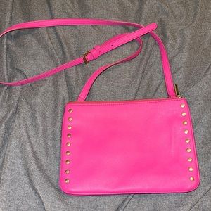 Hot pink Fossil crossbody